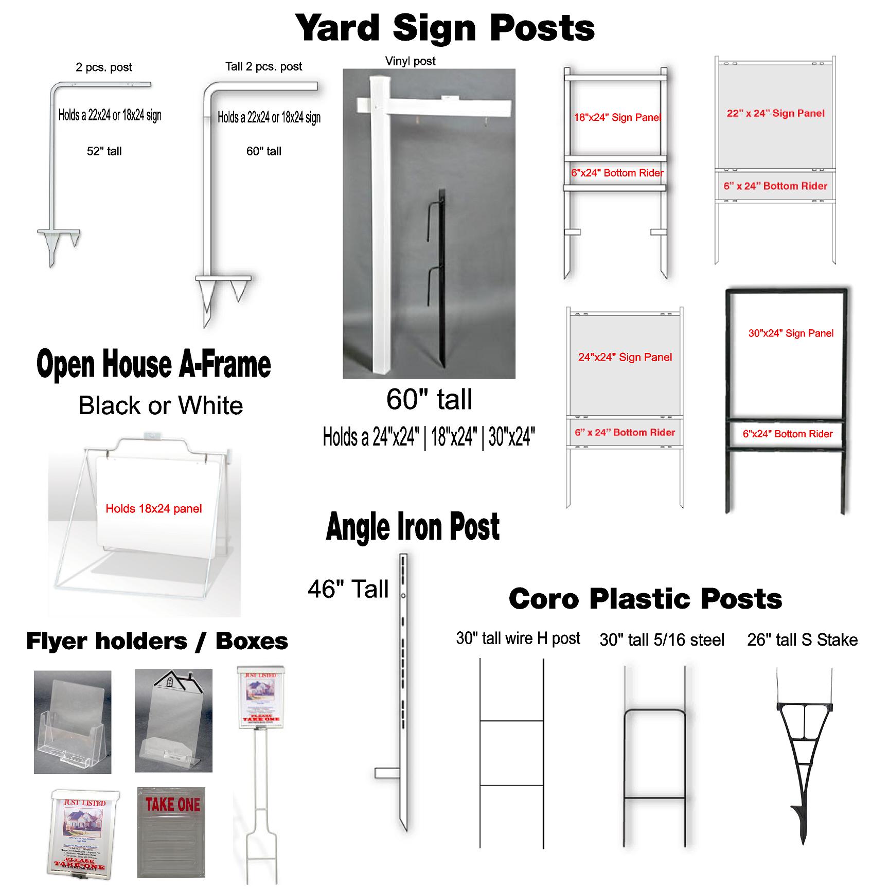 Building Property Posts Real estate posts | Sandberg Signs